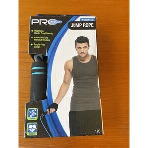 PRO Strength Weighted Jump Rope Tangle-Free Cardio Tone Workout NEW In Package